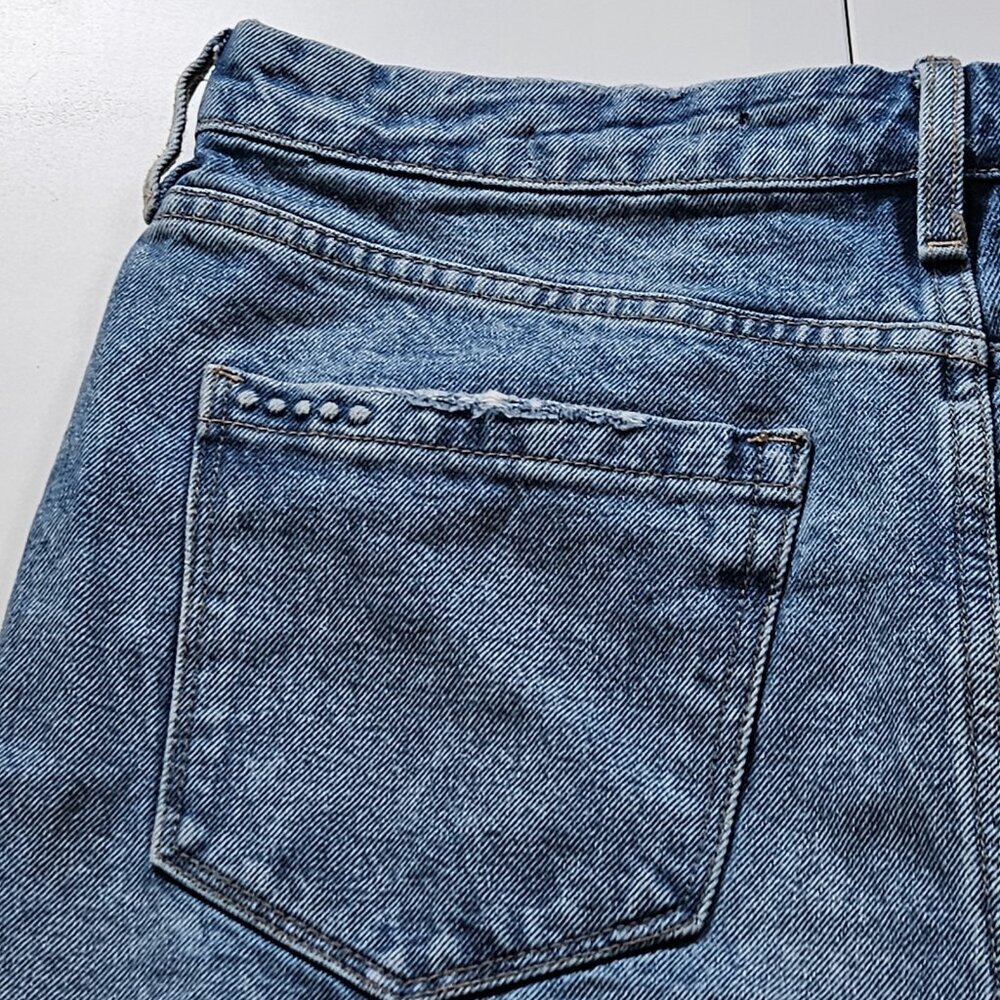 BLANKNYC Womens Short 32 Blue The Barrow High Rise Vintage Look Distressed Beach - Picture 13 of 15